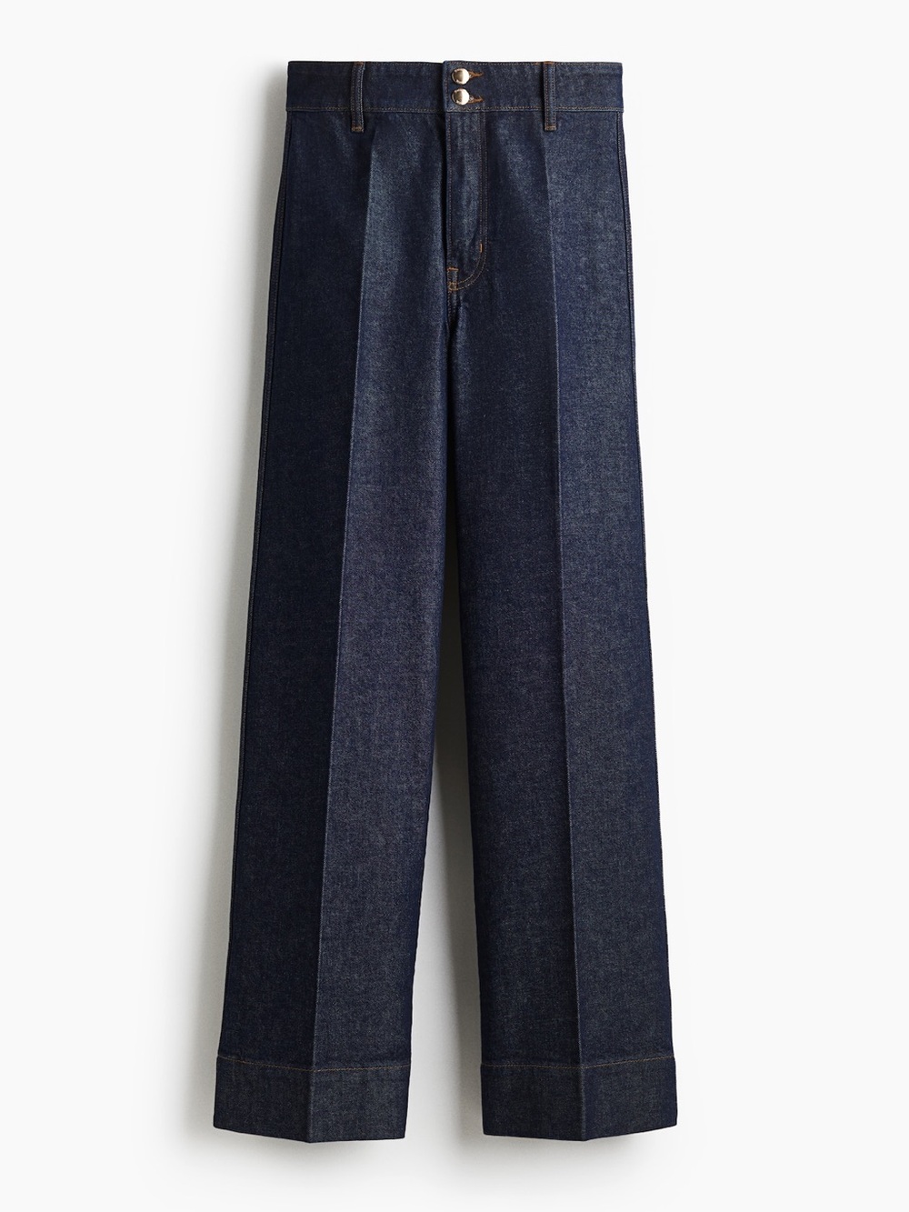 NWT H&M Women's Dark Wash Wide Leg Denim Jeans